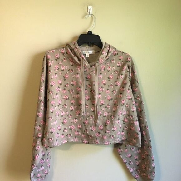 Row a medium floral hoodie - Picture 1 of 5